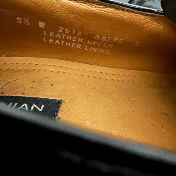 Bostonian Classic First Flex Wingtip Tassel Loafers Black Mens Size 9.5 - Picture 3 of 15